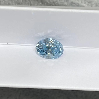 Diamants développés par laboratoire lâche synthétique VS1 de bleu des décorations 1.66Carat de bijoux