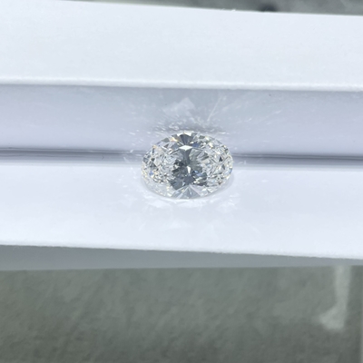 0.5ct Ovale Coupe brillante D VS Petite taille Diamante cultivée en laboratoire Certifié IGI