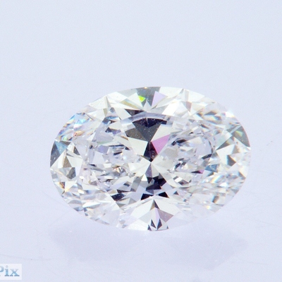 3.2ct Pas de Bowtie Coupe de glace Ovale Brillant Laboratoire certifié IGI Créé Diamant synthétique blanc CVD