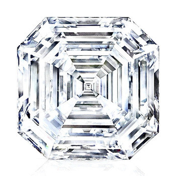 2CT de bonne qualité, cultivé en laboratoire, CVD, blanc, diamants en vrac, forme asscher, certifié IGI