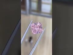 Diamant rose lâche de laboratoire