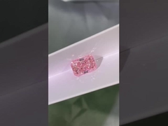 Diamant rayonnant rose de CVD