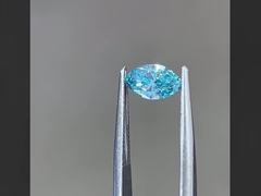 Diamant bleu de CVD de marquis