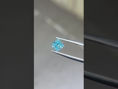 Diamant bleu de princesse CVD
