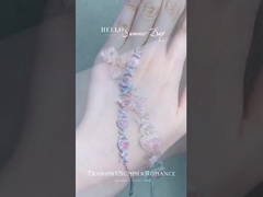 bracelet rose de diamant