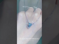 Collier de collier de diamant Collier de fiançailles Laboratoire de bijoux Diamants créés