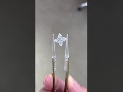 Diamants fabriqués en laboratoire CVD IGI Certifié Diamants synthétiques Quatre feuilles de trèfle Collier d'anneau