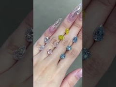 Diamants synthétiques certifiés diamants ronds en vrac diamants cultivés en laboratoire diamants bijoux bagues CVD