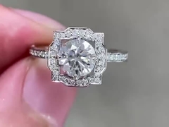 Jeux de diamants fabriqués en laboratoire Jeux de diamants cultivés en laboratoire Jeux de diamants rondes Anneaux de diamant Boucles d'oreilles