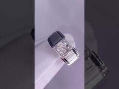 Bague en diamant pour homme Bague en diamant blanc Bague de fiançailles Bague de mariage Bague en diamant de laboratoire