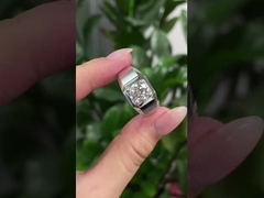 Bague pour homme Laboratoire Bague de diamant adulte Anneaux de fiançailles Bague de mariage Laboratoire bijoux de diamant adulte