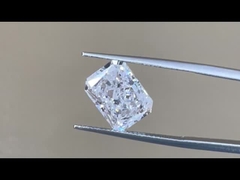 Diamant cultivé en laboratoire CVD Radiant Coupe 1-15 carats DEF VS-VVS1