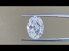 Diamant cultivé en laboratoire CVD Ovale coupé 1-25 carats DEFG VS-VVS Certifié IGI
